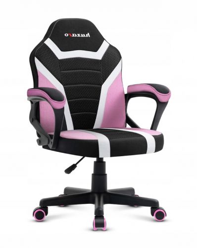 Fotel gamingowy dla dziecka obrotowy Huzaro Ranger 1.0 Pink Mesh