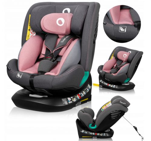 Fotelik samochodowy obracany obrotowy Lionelo BASTIAAN One i-Size ISOFIX 0-36kg